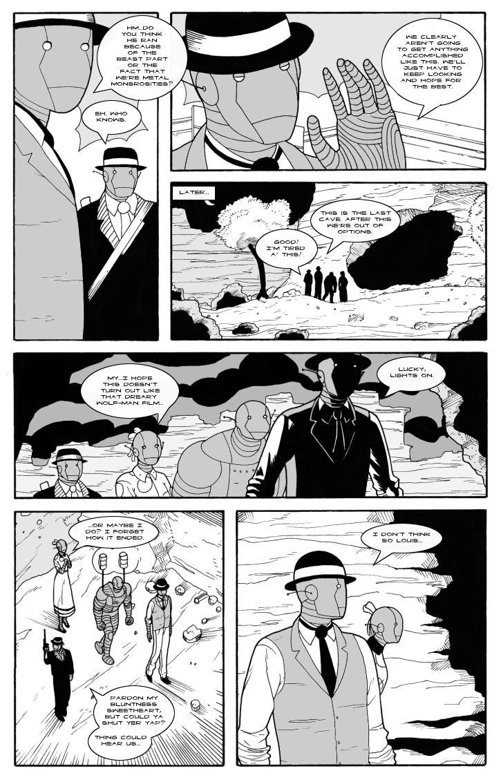 The Hauntbots VS the Werewolf of Ghost Creek pt 1 pg 3