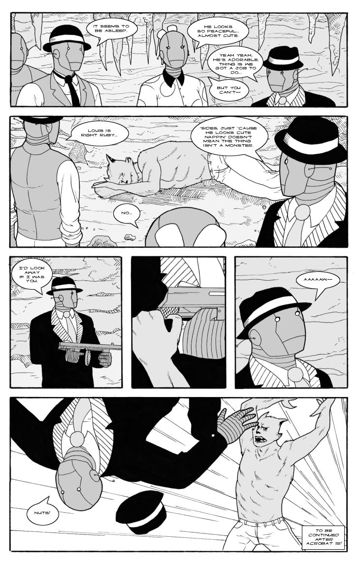 The Hauntbots VS the Werewolf of Ghost Creek pt 1 pg 4