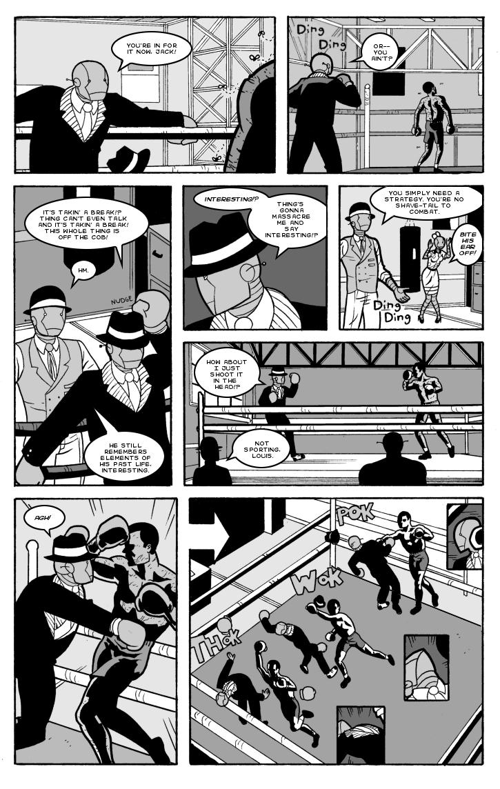 The Hauntbots Go Three Rounds with Frankie the Zombie Boxer page 2