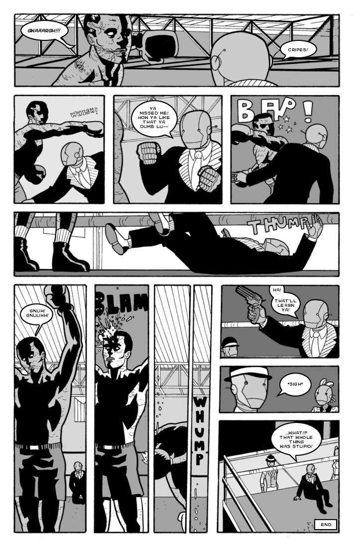 The Hauntbots Go Three Rounds with Frankie the Zombie Boxer page 3