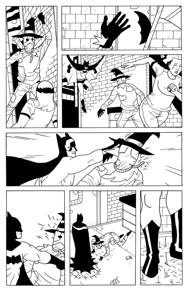 Batman vs Scarecrow page 1