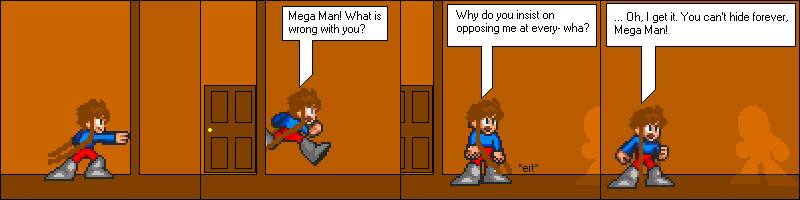 Hiding Mega Man