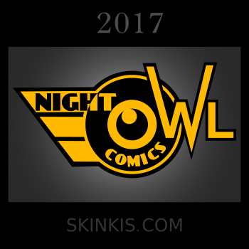 2017 NEW Night Owl Comics Logo #3