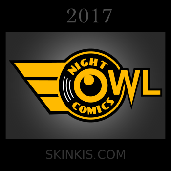 2017 NEW Night Owl Comics Logo #2
