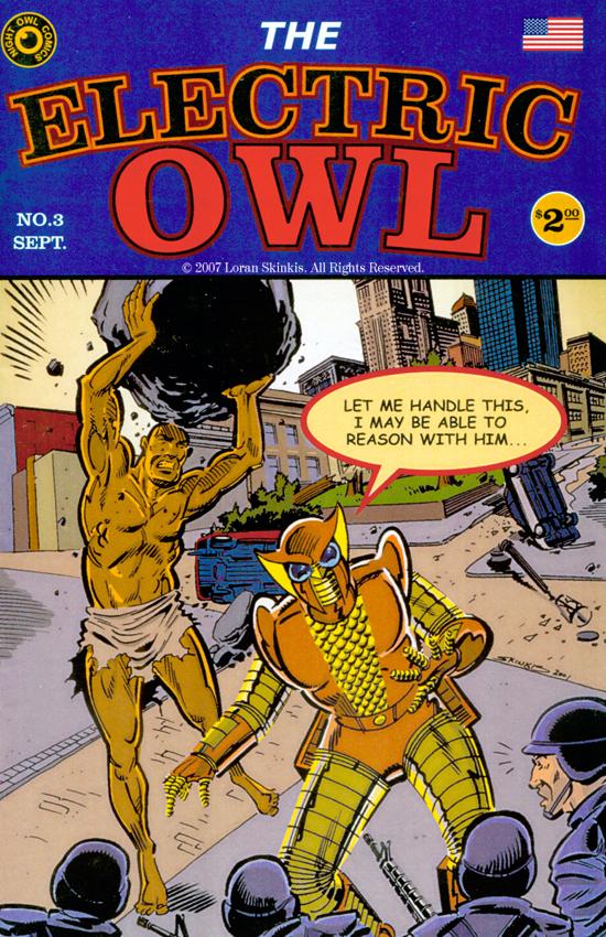 The Electric Owl #3 - Front Cover