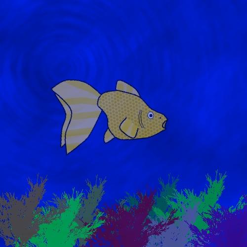 Fish are friends... and food.