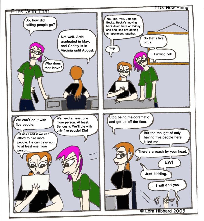 Fries With That #10: Now Hiring 