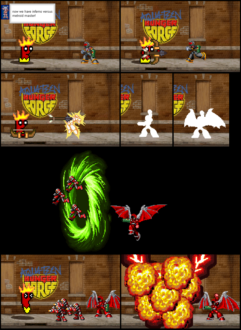 inferno vs. metroid master pt1