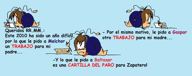 Ya vienen los RR.MM...fun ,fun, fun!