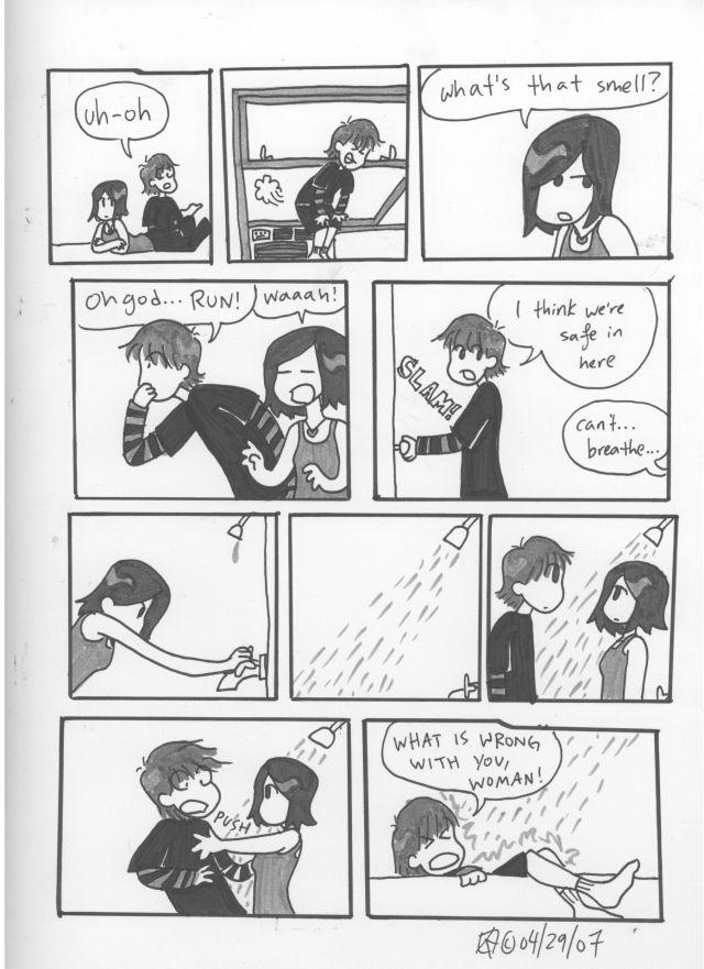 revenge best served in a cold shower