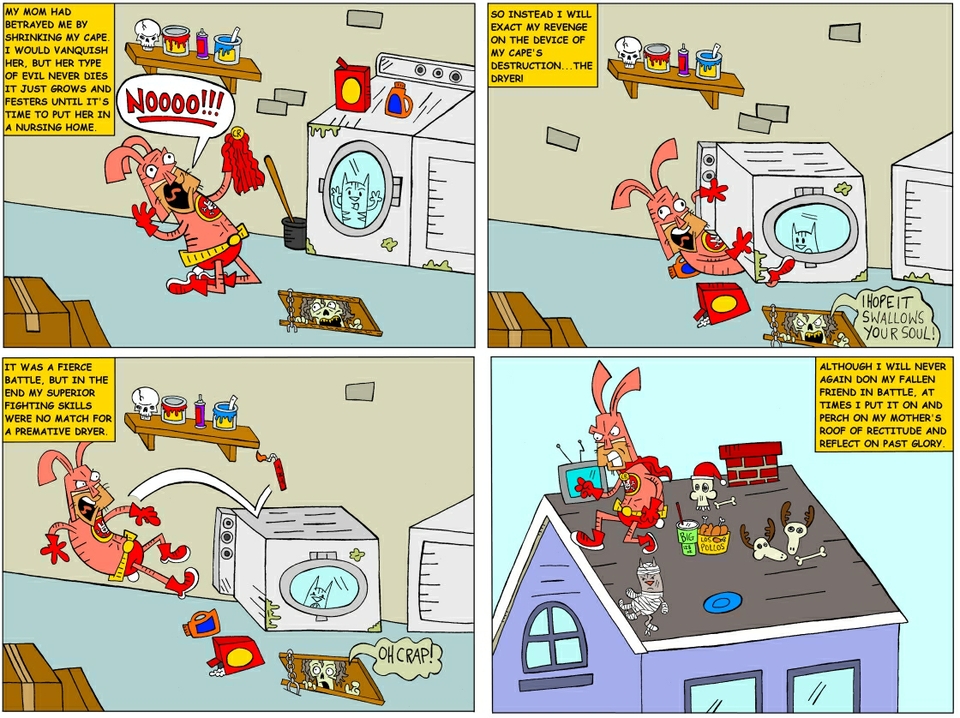 The Crimson Rabbit Vs. The Dryer