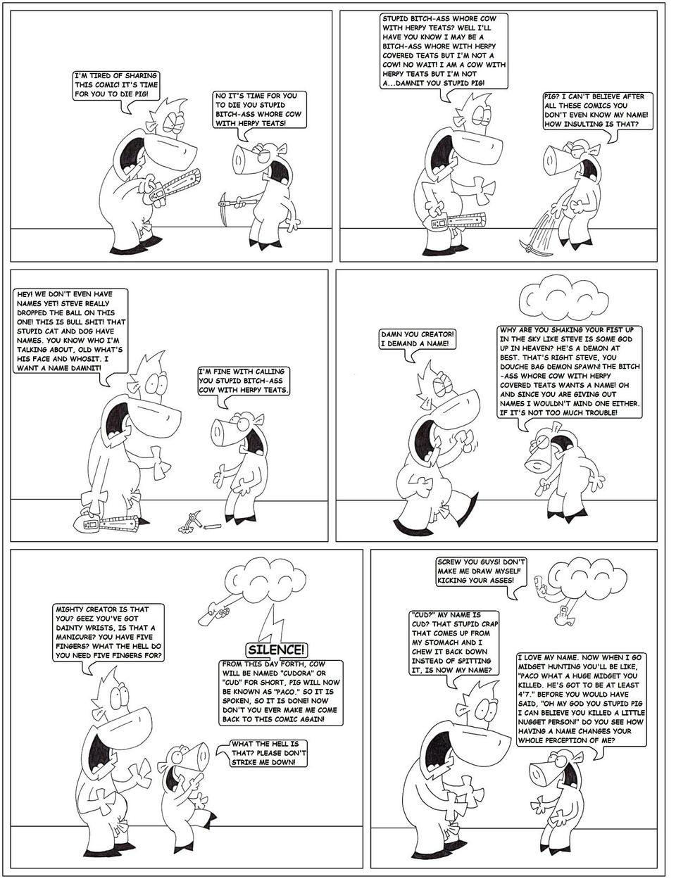 The naming of the two.