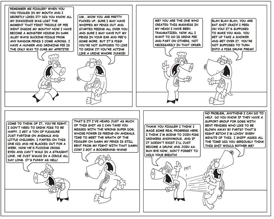 Revenge of the poo pig!