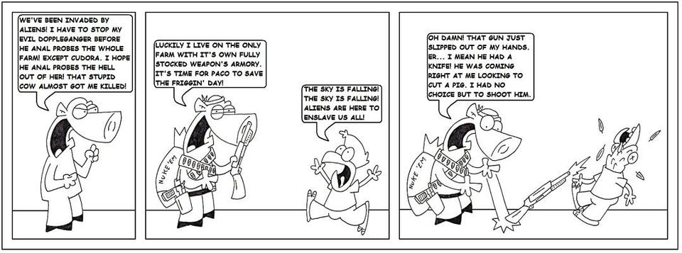 Paco: Pig of action!