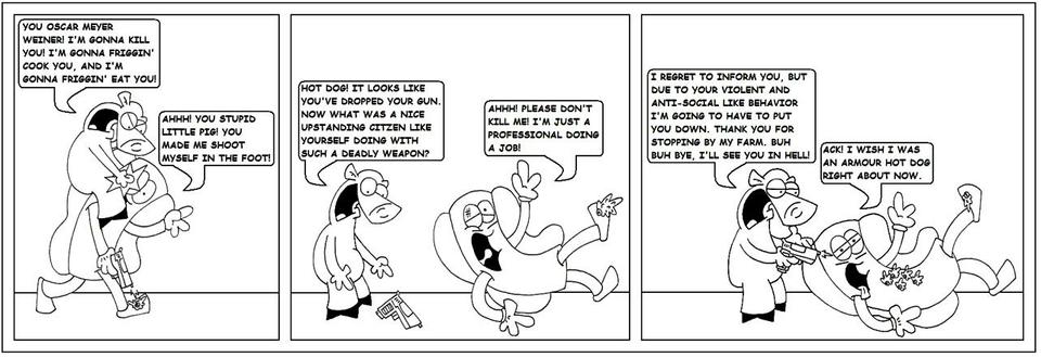 My dead hot dog has a first name...