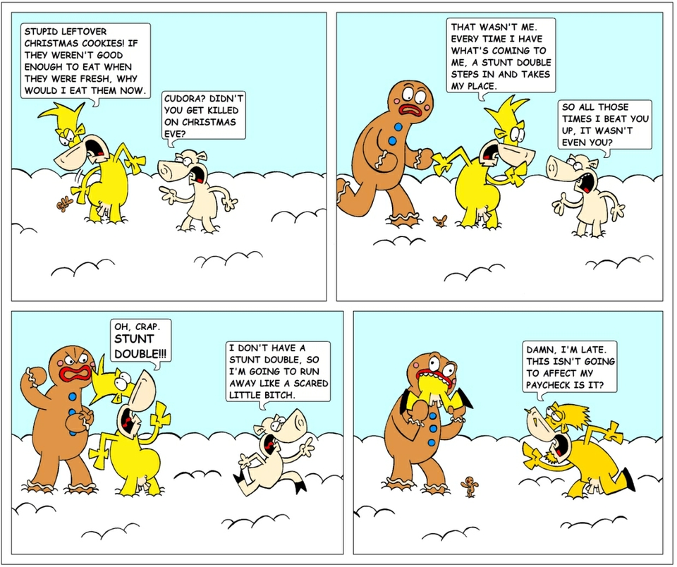 Ginger bread man: part 2 The Stunt Double