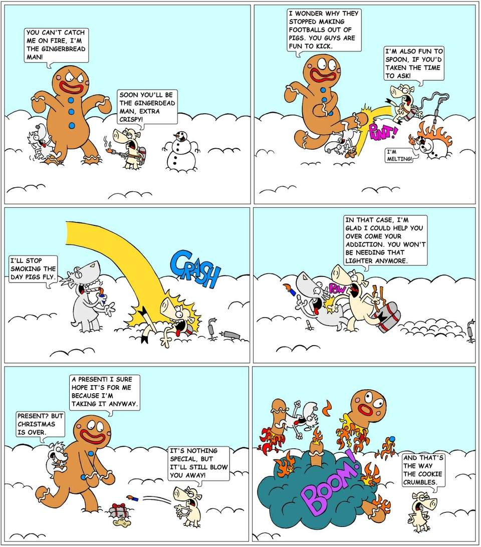 Ginger bread man: part 4 Gingerdead man