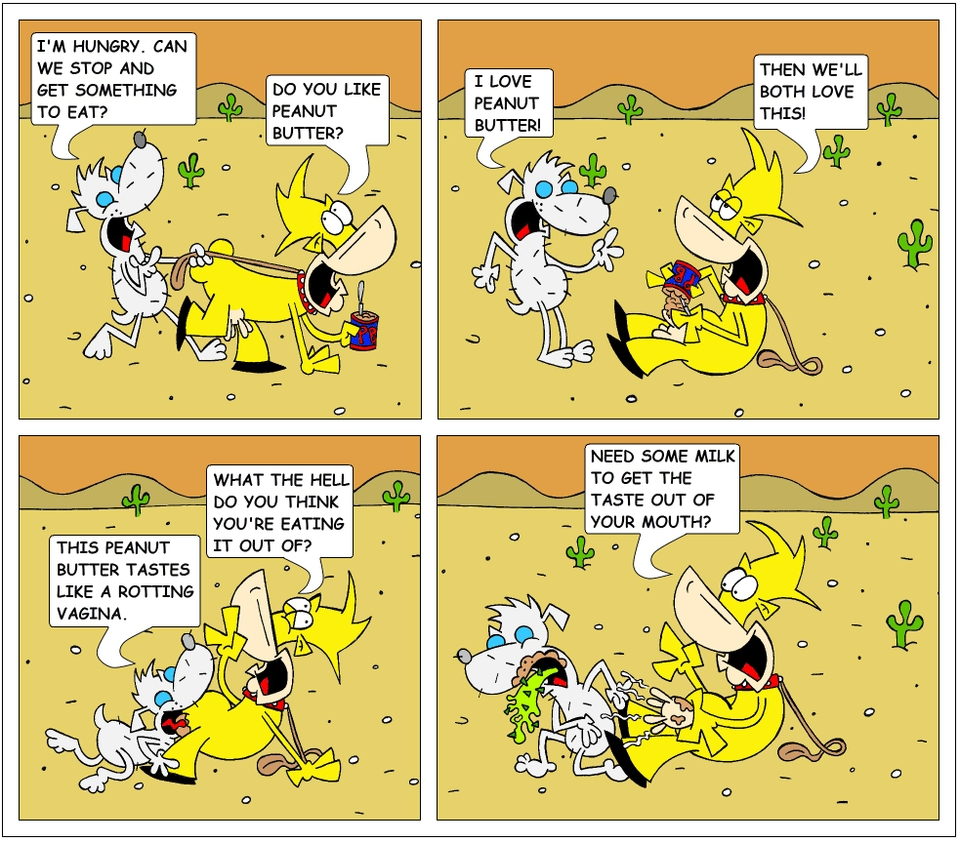 It's peanut butter with no jelly time!