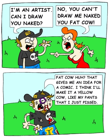 The birth of Cowtoon