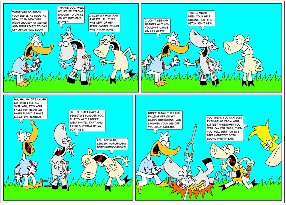 For your insolence you will diet