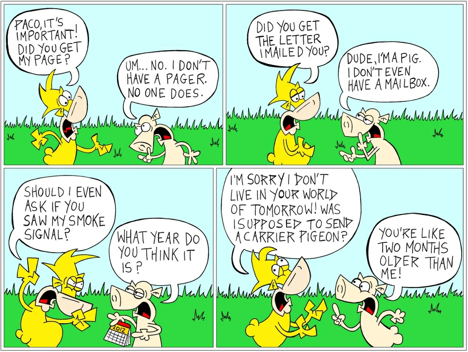 Times they are a changing 