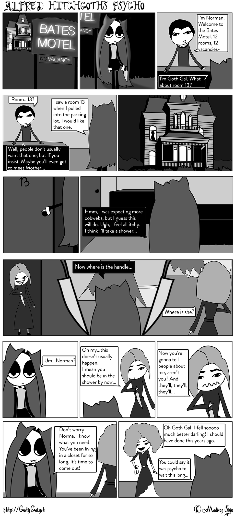 Alfred Hitchgoth's Psycho