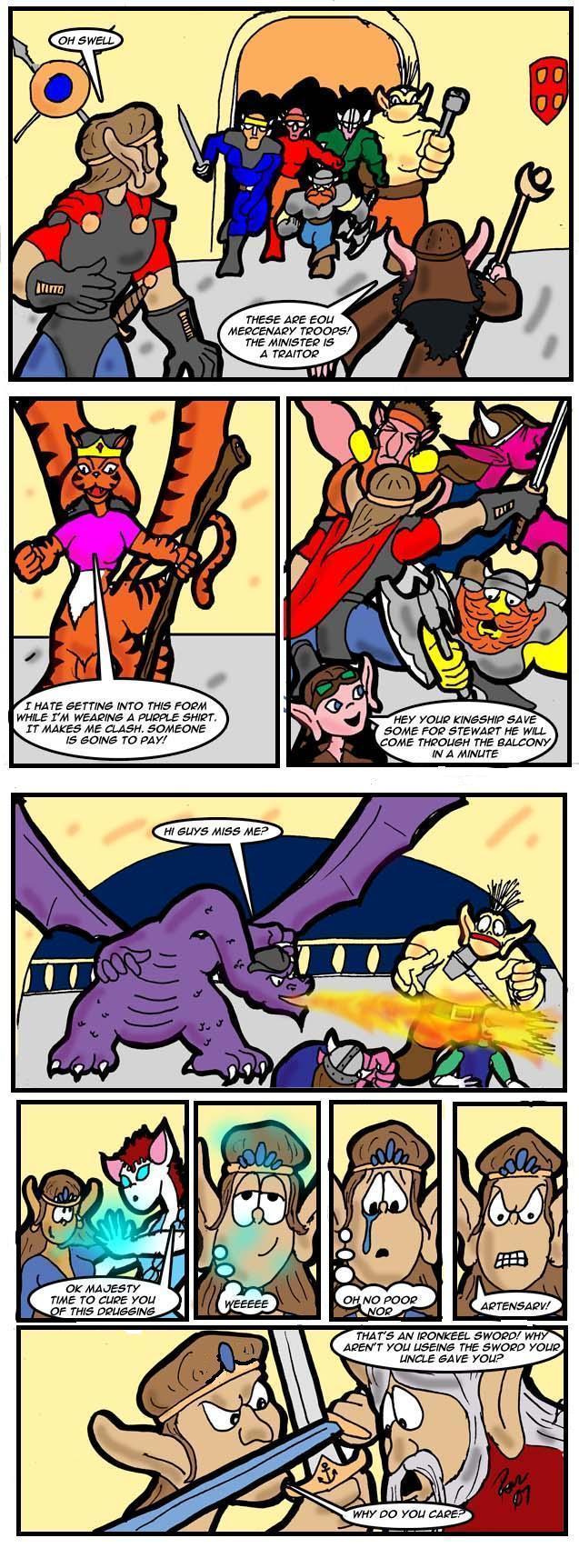 Rumble in the Queen's Chambers