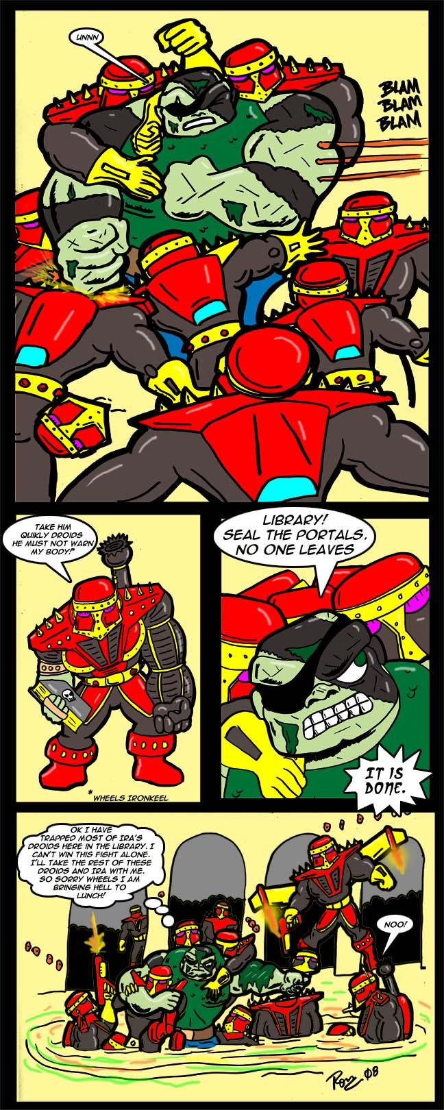 Ogre Bob fights alone