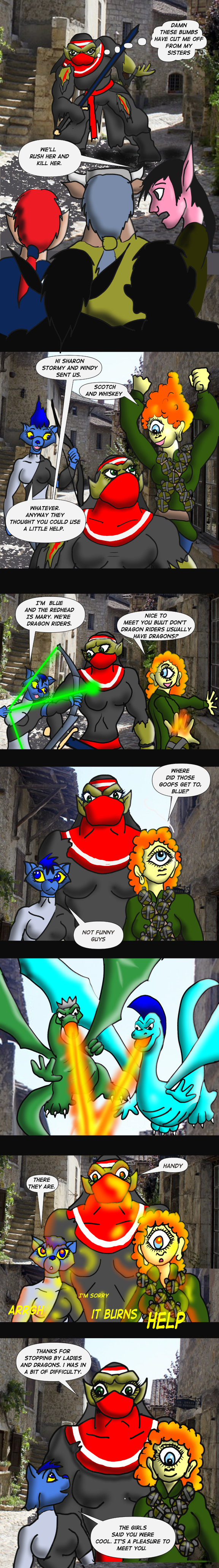 Dragons, Cat, Cyclops, and Orc