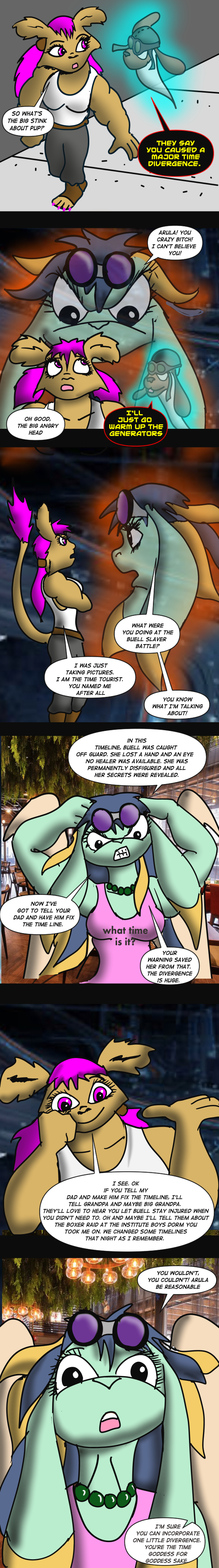 The Time Tourist vs the Time Goddess