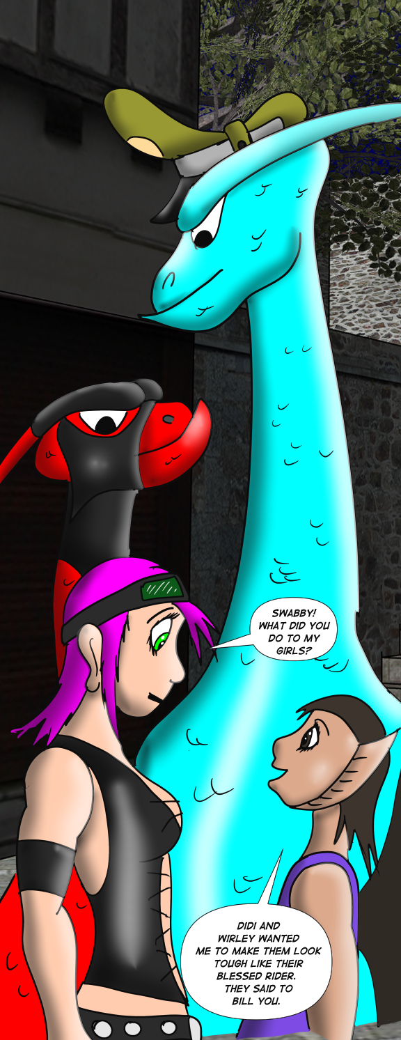 Swabby what did you do.