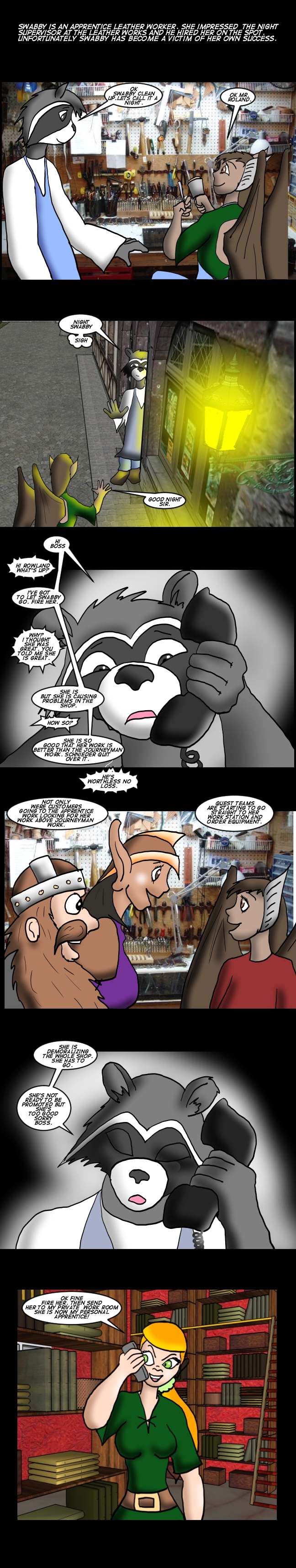 Swabby gets Fired