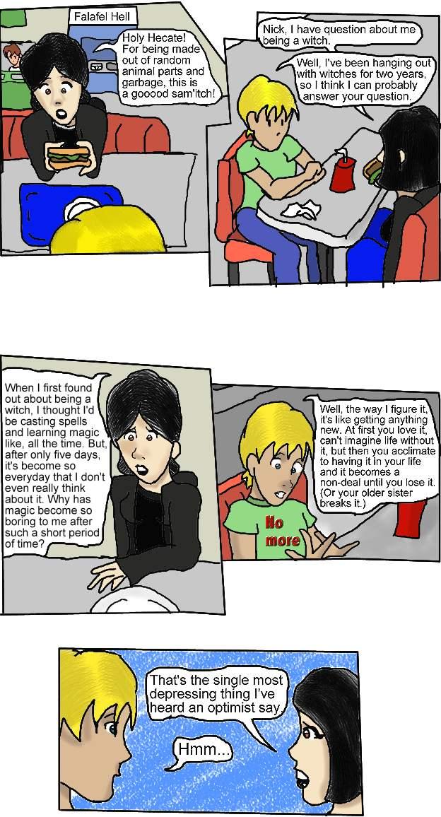 A Day at the Mall: Lunchtime Conversation