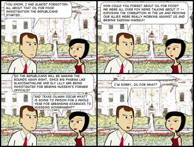 Oil For Food! The Saga Continues