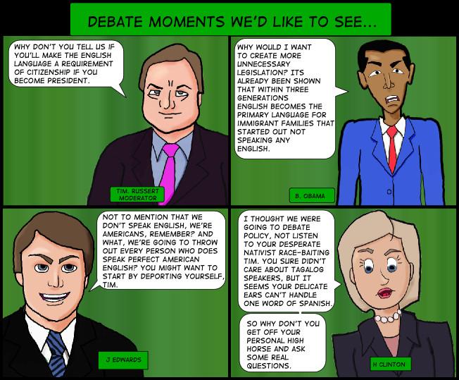 Great Debate Moments....