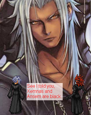 Filler of revalation!! XEMNAS IS BLACK!!!