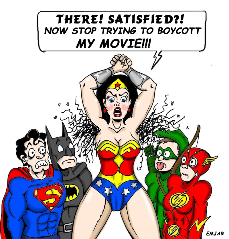 Wonder Woman defies boycott.