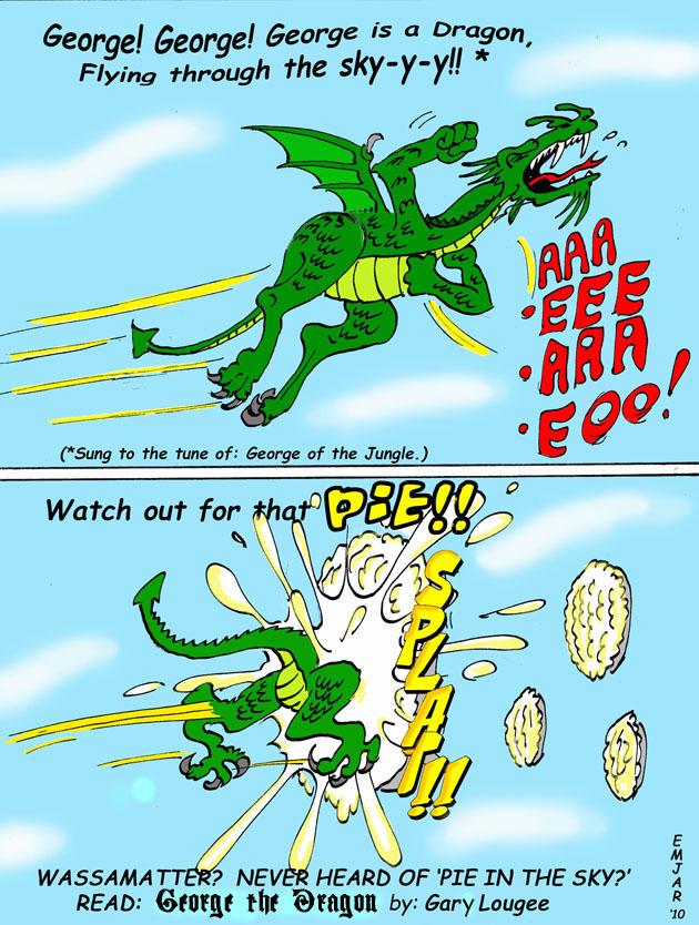 Smorty Smythe plugs George the Dragon