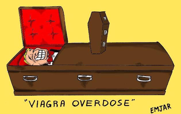 Viagra overdose.