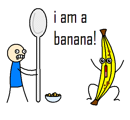 i am a banana