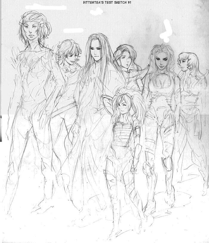 Bittertea's Guest Art Preliminary Sketch #1