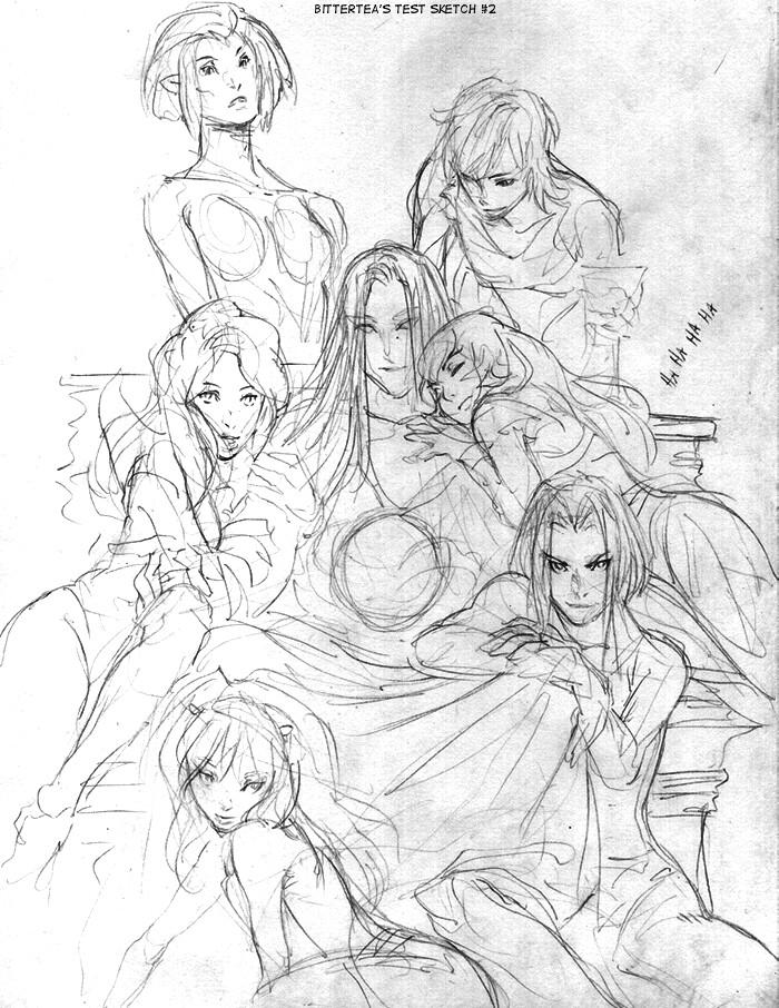 Bittertea's Guest Art Preliminary Sketch #2
