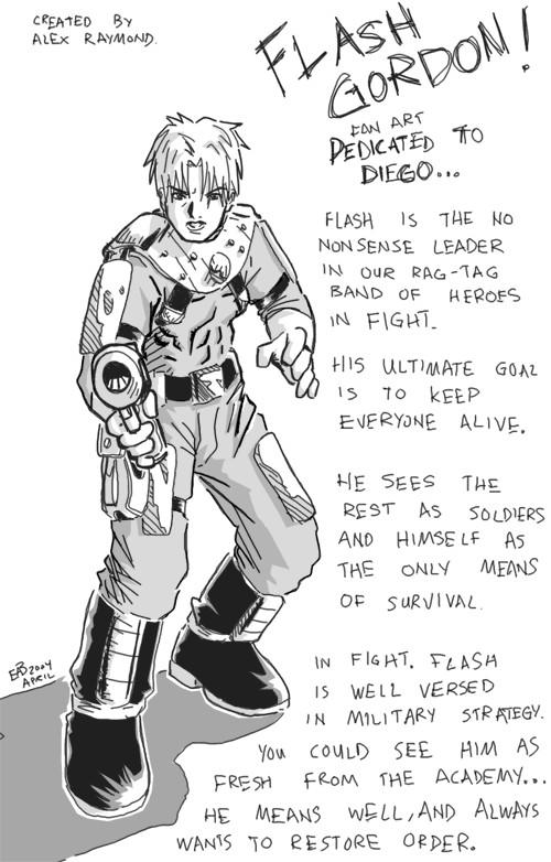 Edbang's Flash Gordon portrait