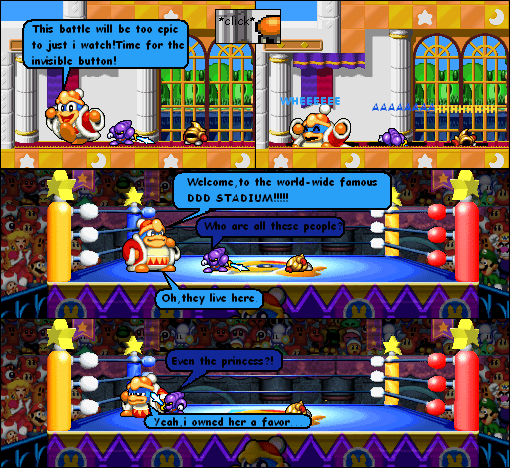 Dont look at Dedede at the third panel he is ugly!