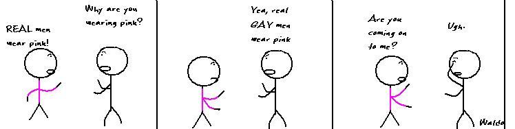 Real men wear pink