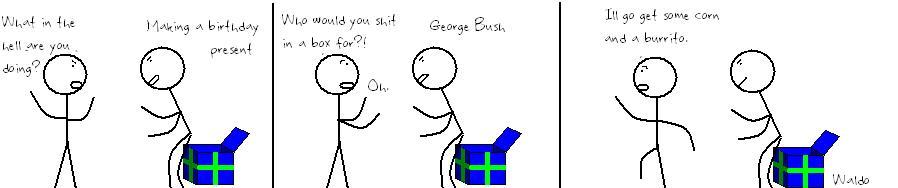 Happy bday George Bush