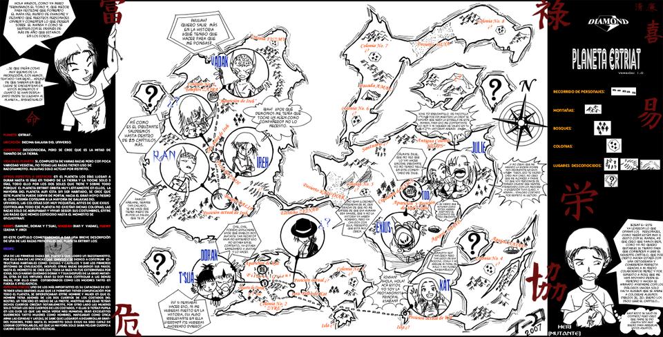 Mapa "Mundo Ertriat"