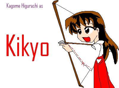 Kagome as Kikyo