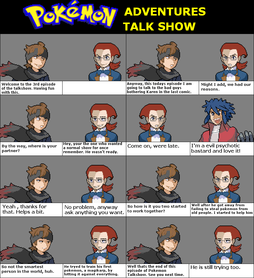 pokemon talkshow episode 3: Lucas and Dylan