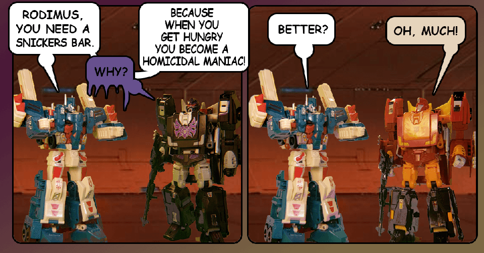 He NEEDS a snickers...